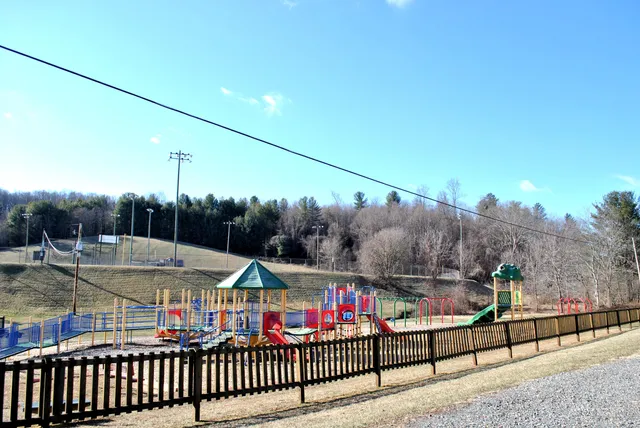 a view of outdoor space with seating area