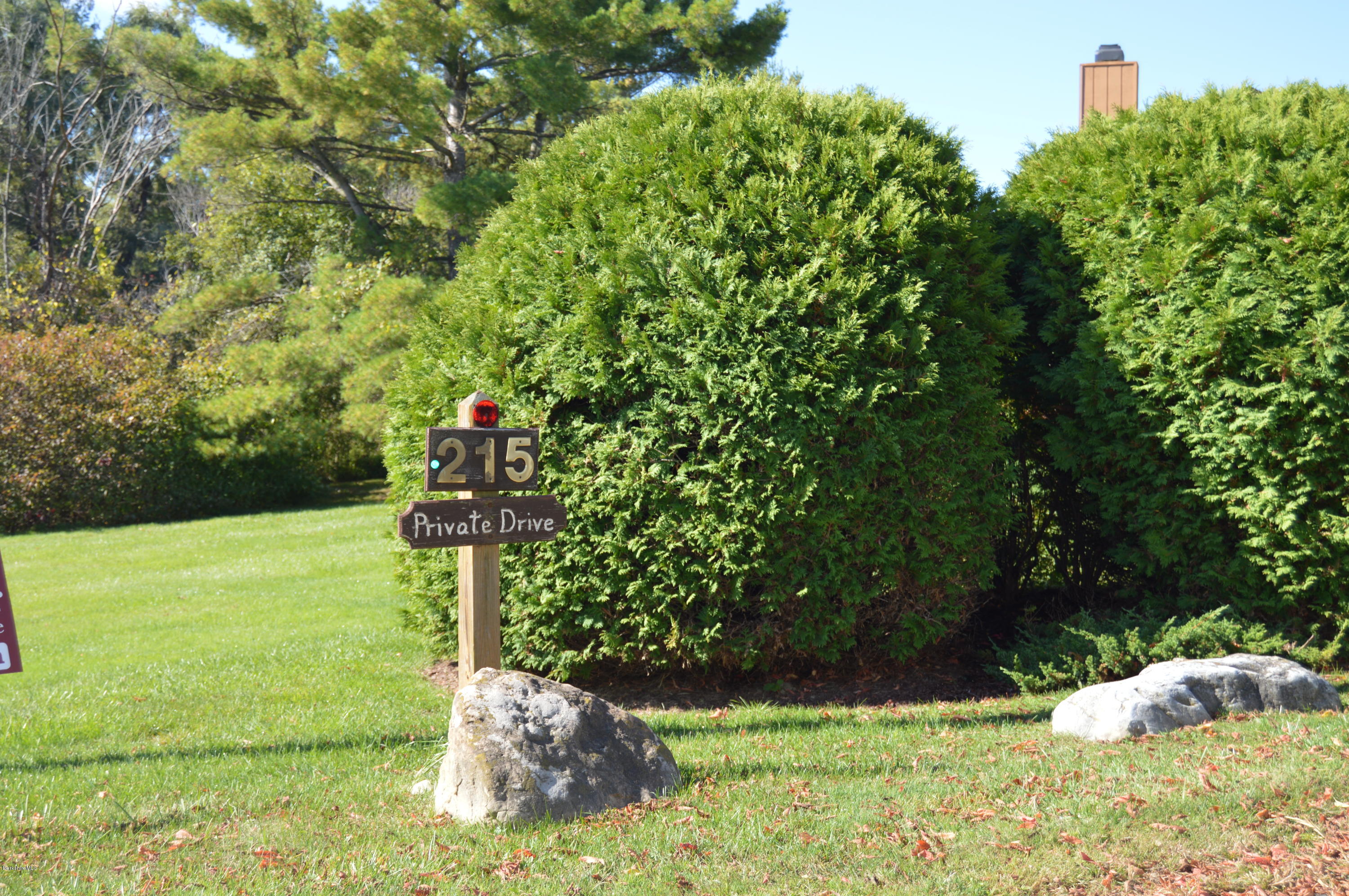 215 Stratton Road, Unit A Williamstown, MA 01267 - Photo 27 of 29 215 sign to private drive