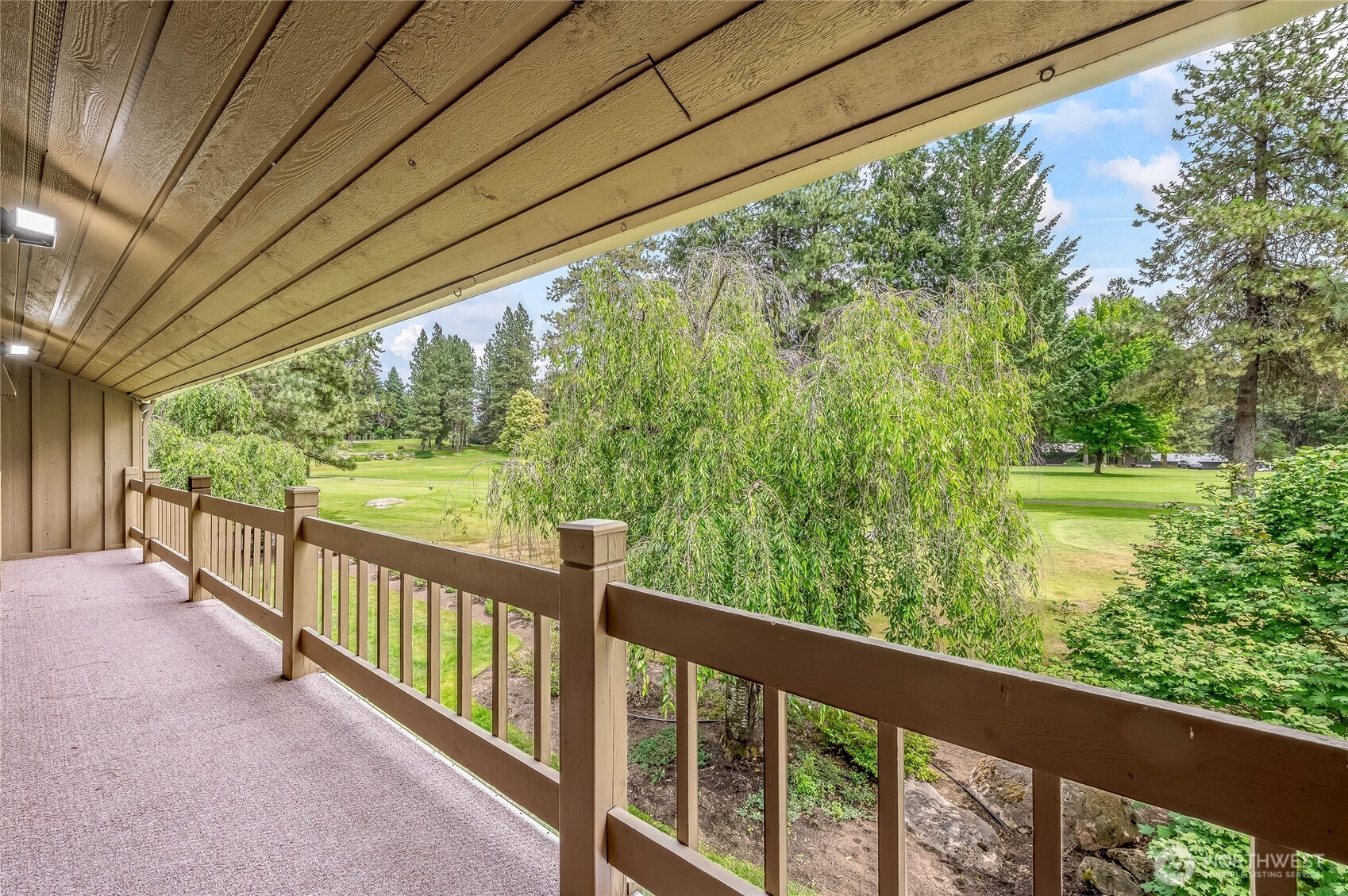 8975 Icicle Road, Unit F Leavenworth, WA 98826 - Photo 13 of 31 a view of outdoor space with deck and outdoor space