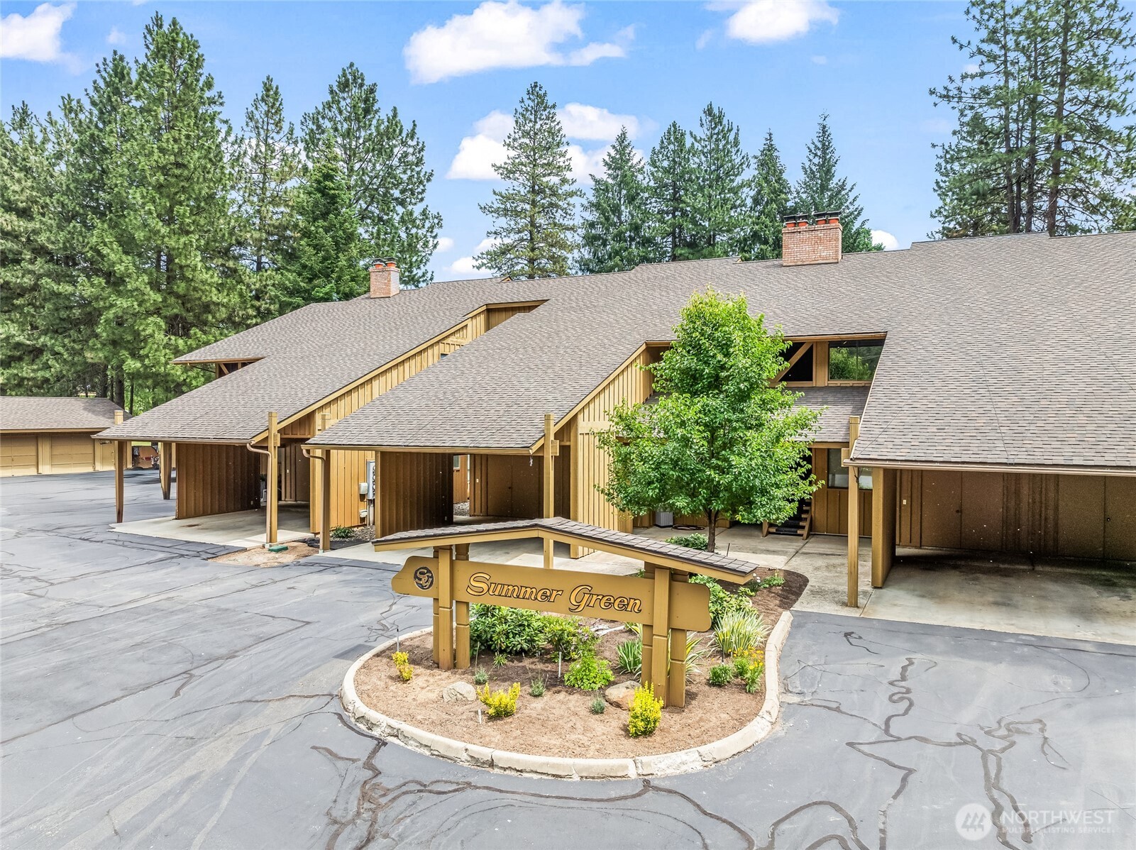 8975 Icicle Road, Unit F Leavenworth, WA 98826 - Photo 27 of 31 a view of a house with backyard