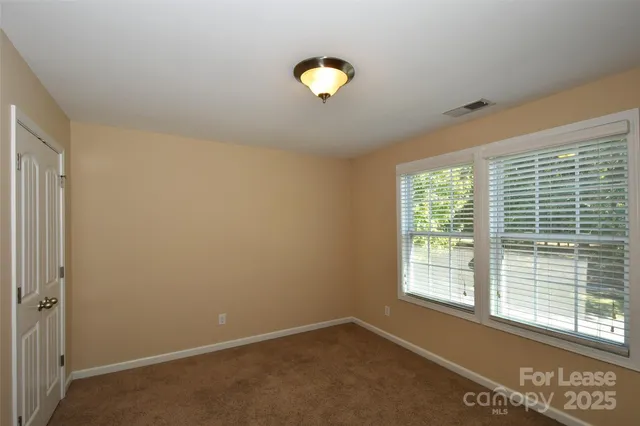 a view of a livingroom with a window