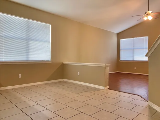 a view of a room with window