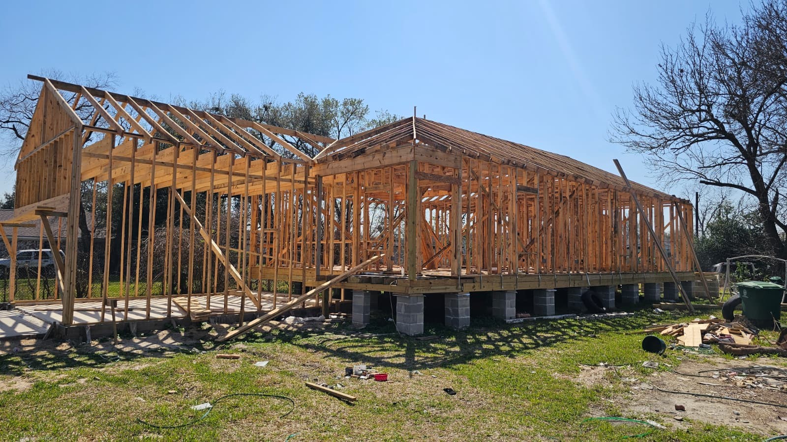 3716 Folger Street Houston, TX 77093 - Photo 16 of 24 Under construction – images show the actual home in progress.