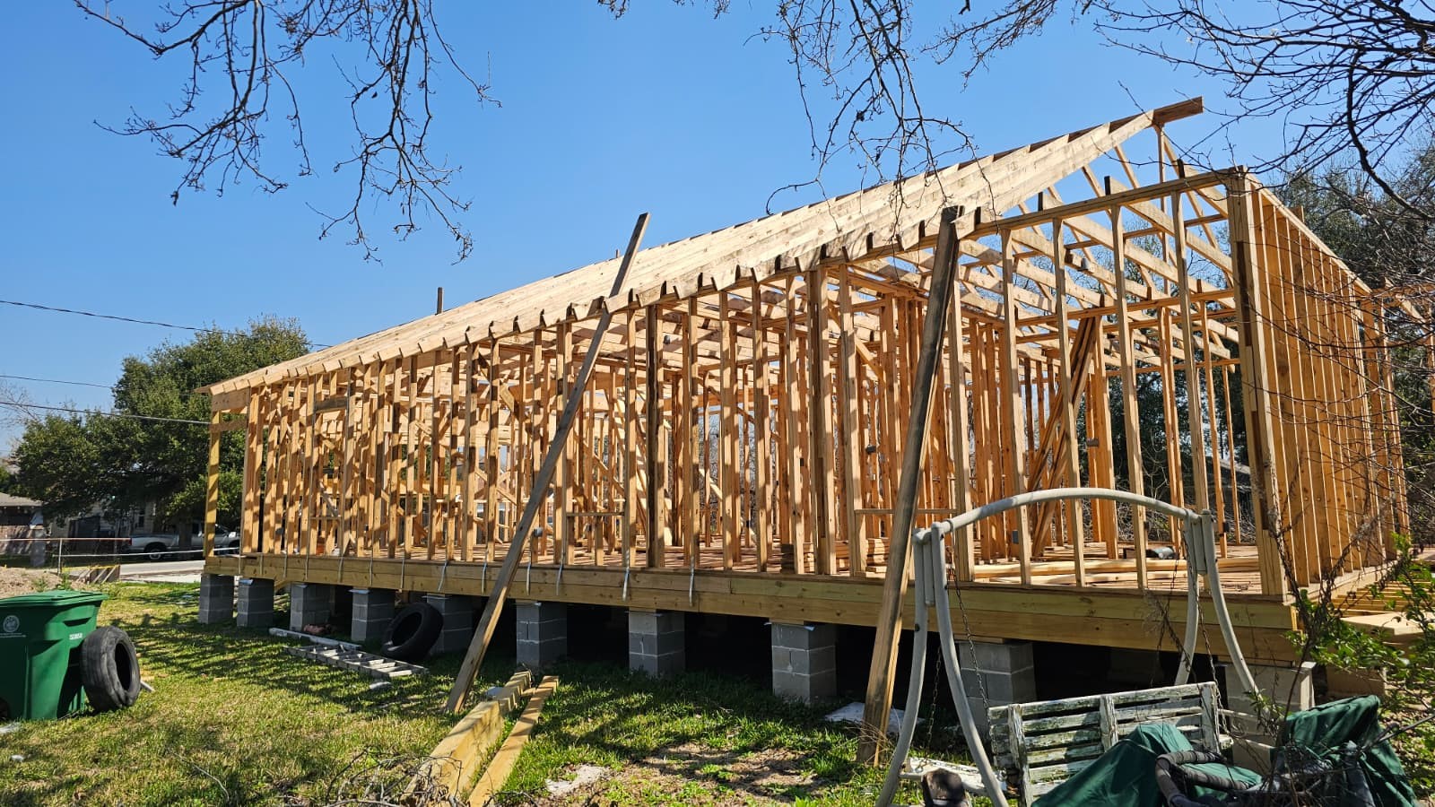 3716 Folger Street Houston, TX 77093 - Photo 17 of 24 Under construction – images show the actual home in progress.