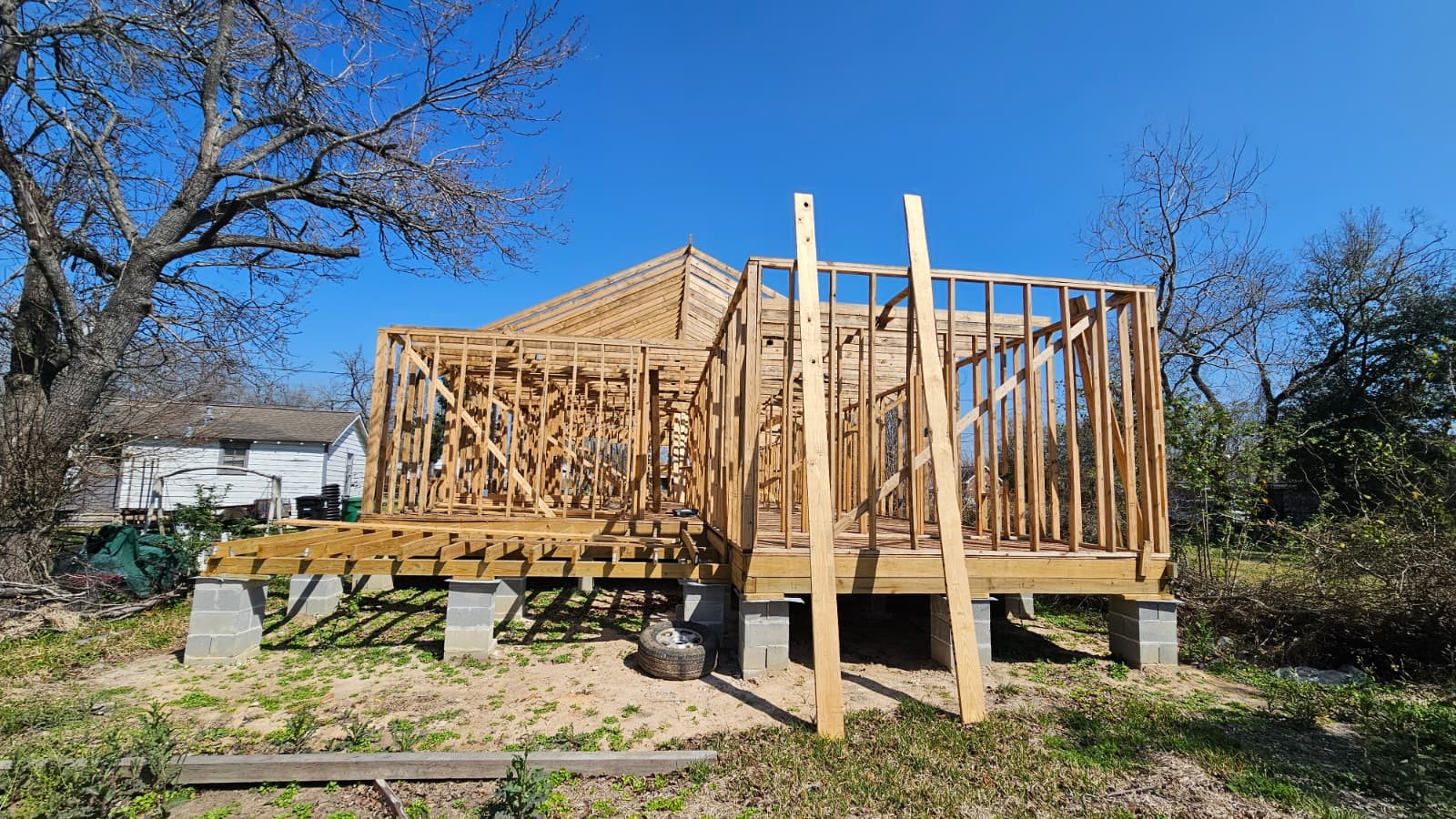 3716 Folger Street Houston, TX 77093 - Photo 18 of 24 Under construction – images show the actual home in progress.