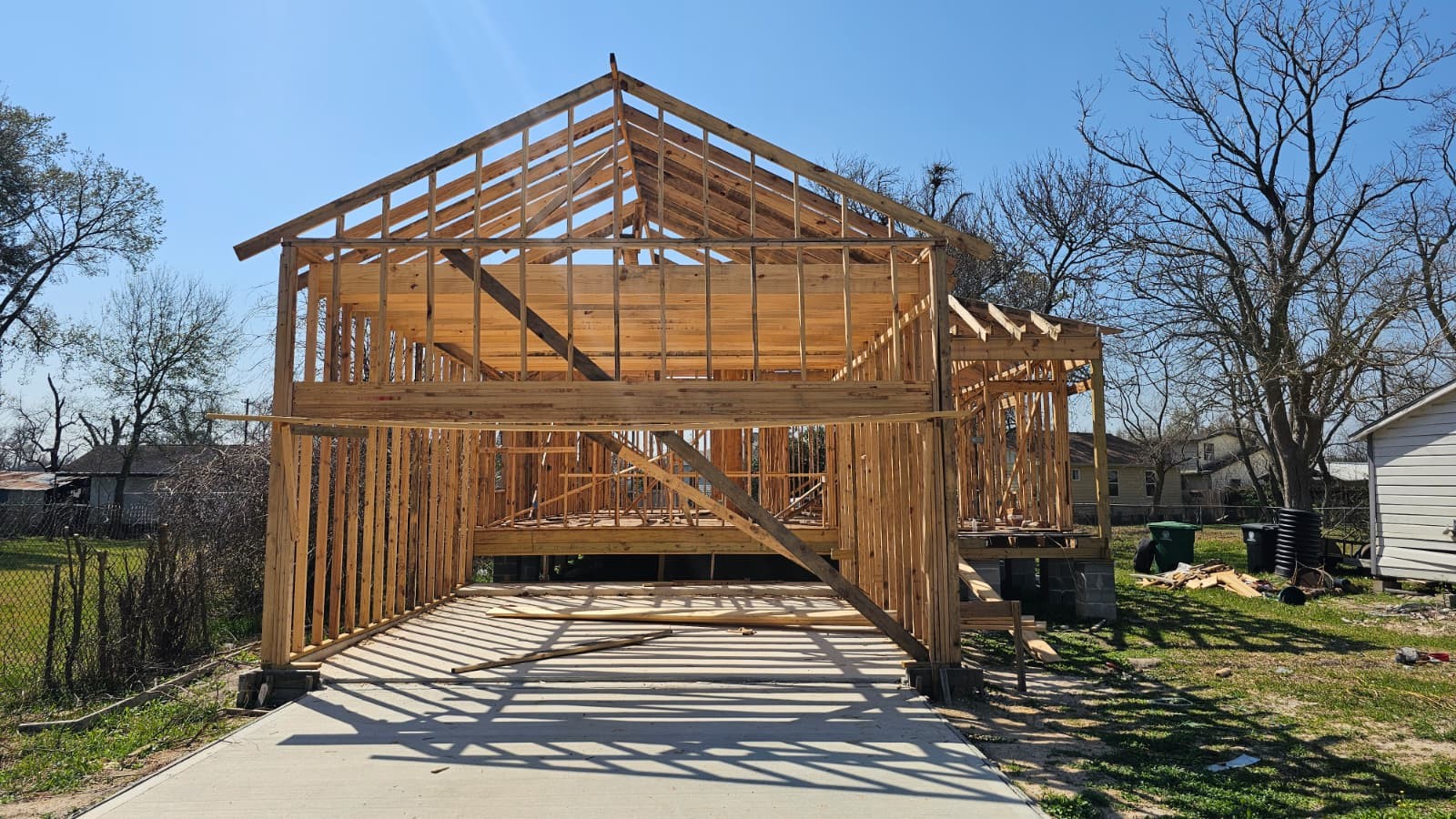 3716 Folger Street Houston, TX 77093 - Photo 20 of 24 Under construction – images show the actual home in progress.