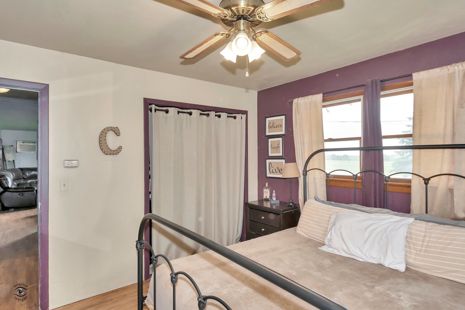 2780 North Cedar Road New Lenox, IL 60451 - Photo 12 of 25 a bedroom with a bed and a large window