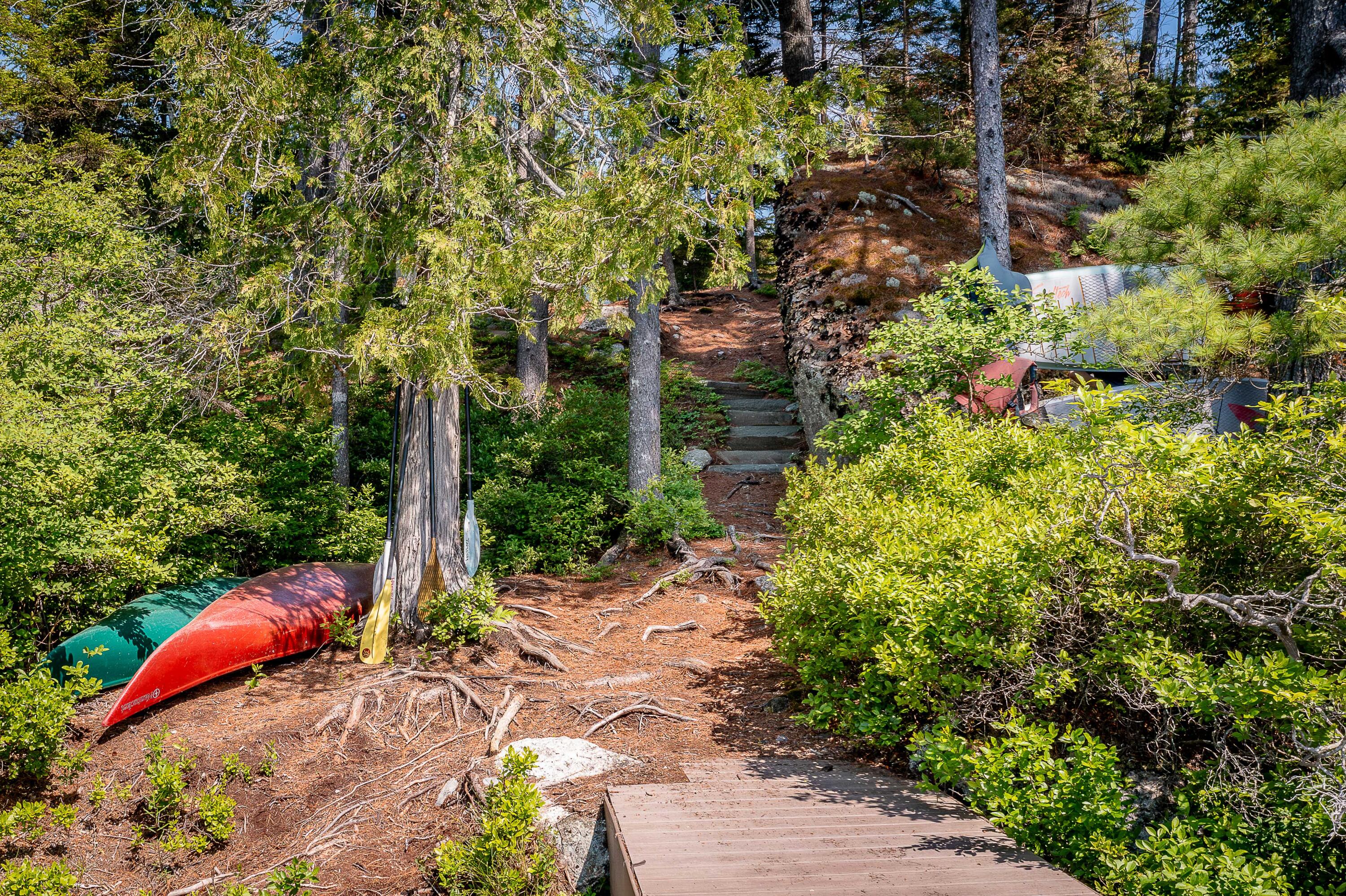 12 Moose Tuchus Point Dedham, ME 04429 - Photo 30 of 66 Dock and Steps to House
