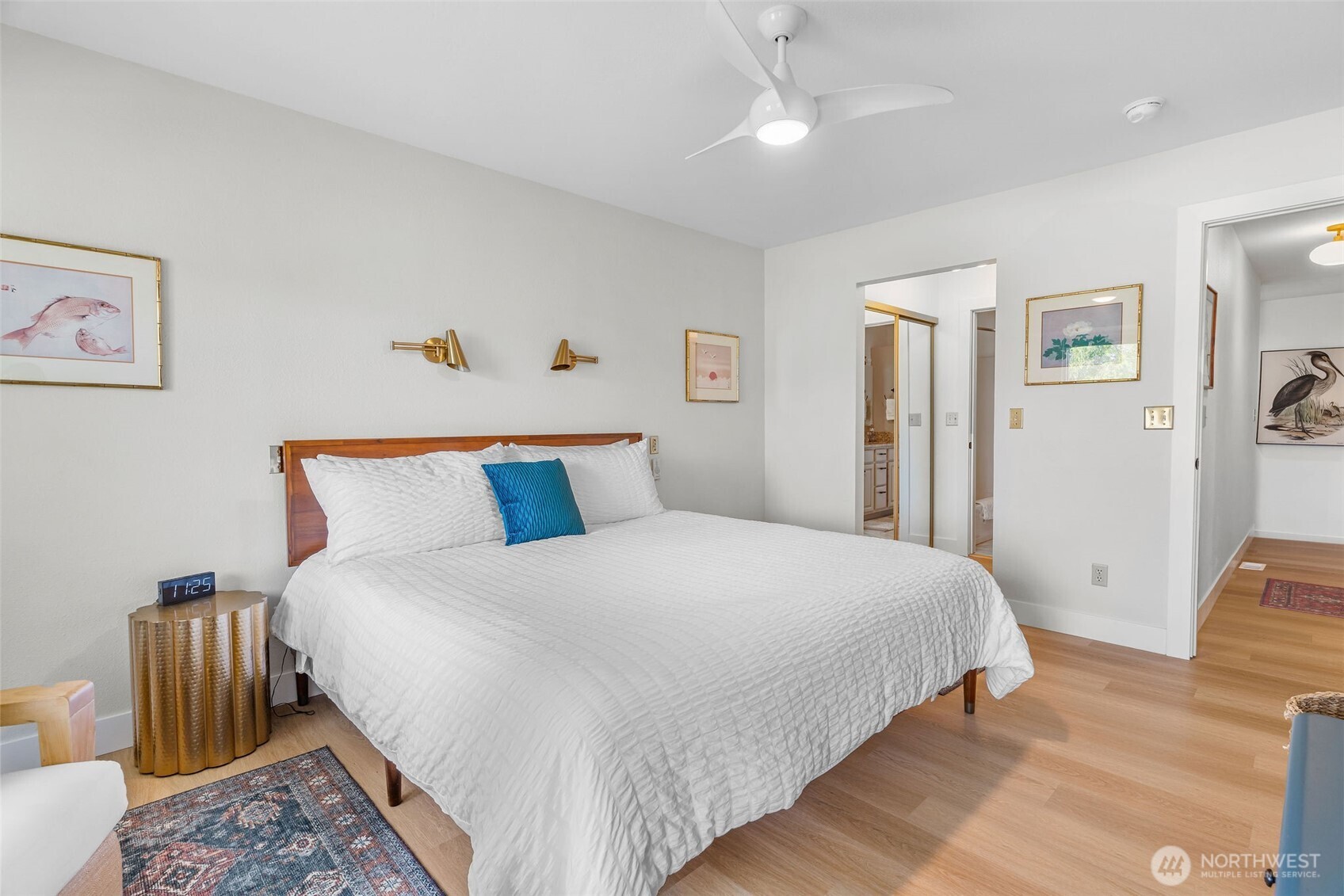 32 Midland Road Brewster, WA 98812 - Photo 17 of 40 a bedroom with bed and wooden floor