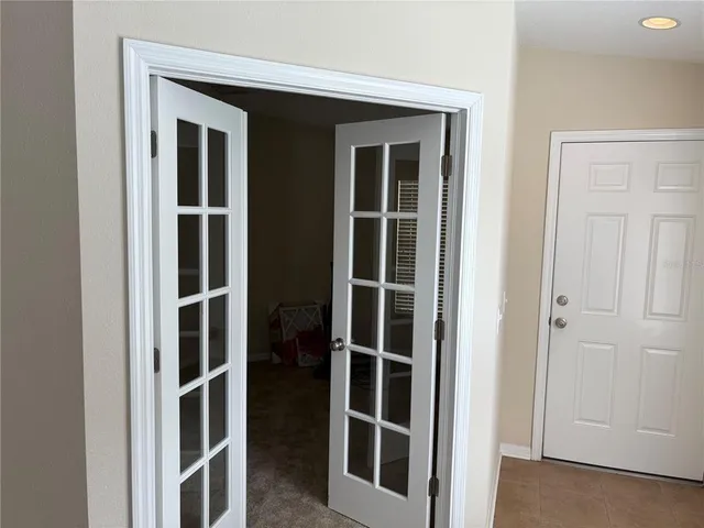 a view of front door