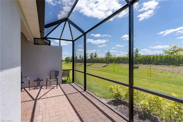 a view of lake from a balcony