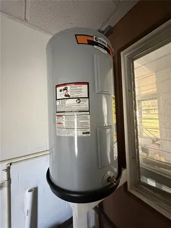 a view of water heater room