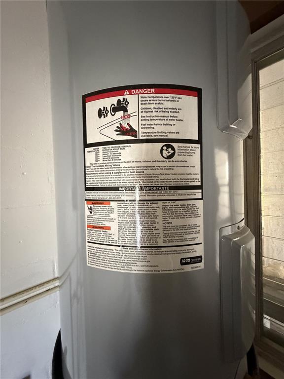 6131 Lafayette Street New Port Richey, FL 34652 - Photo 31 of 34 a view of water heater room