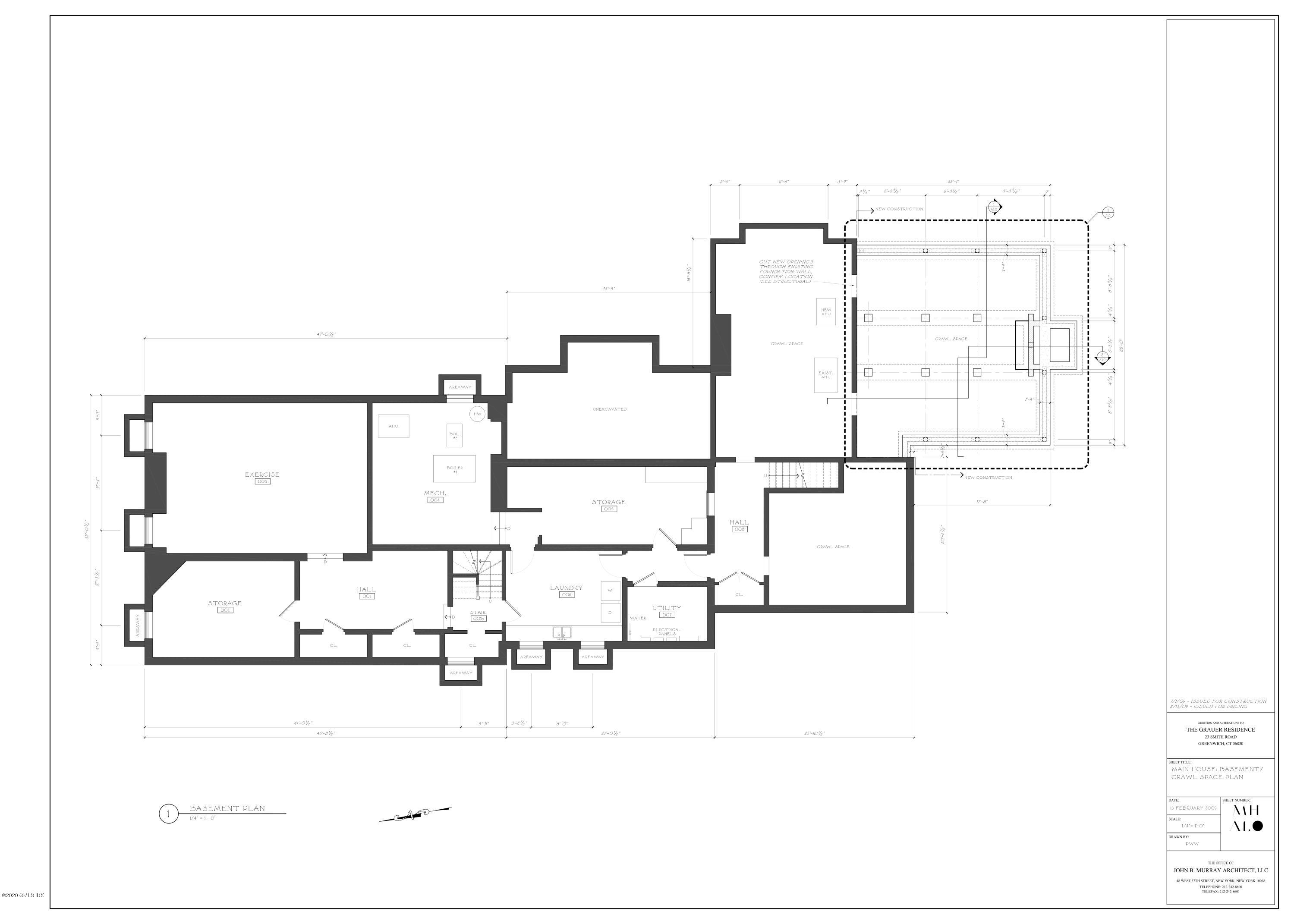 23 Smith Road Greenwich, CT 06830 - Photo 52 of 52 a black and white photo of a living room