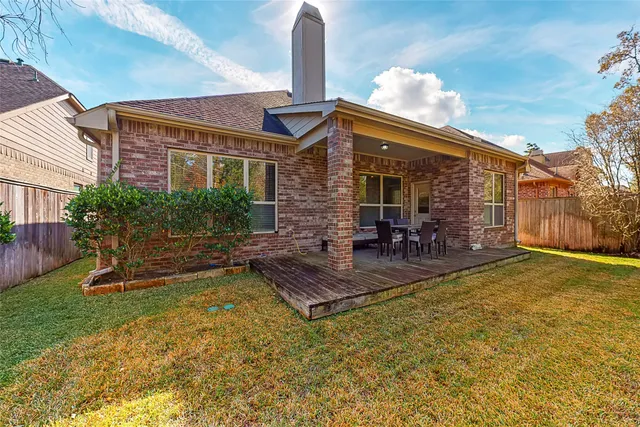 a view of a house with patio