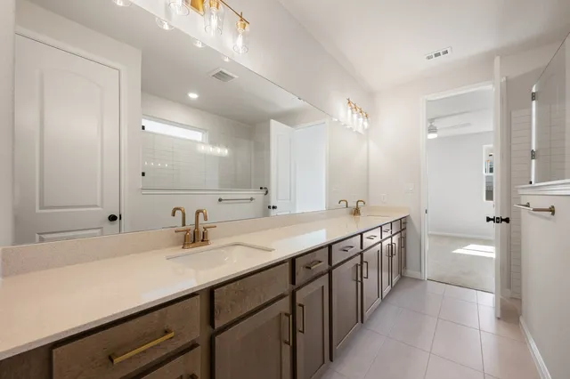 a view of a hallway with stairs