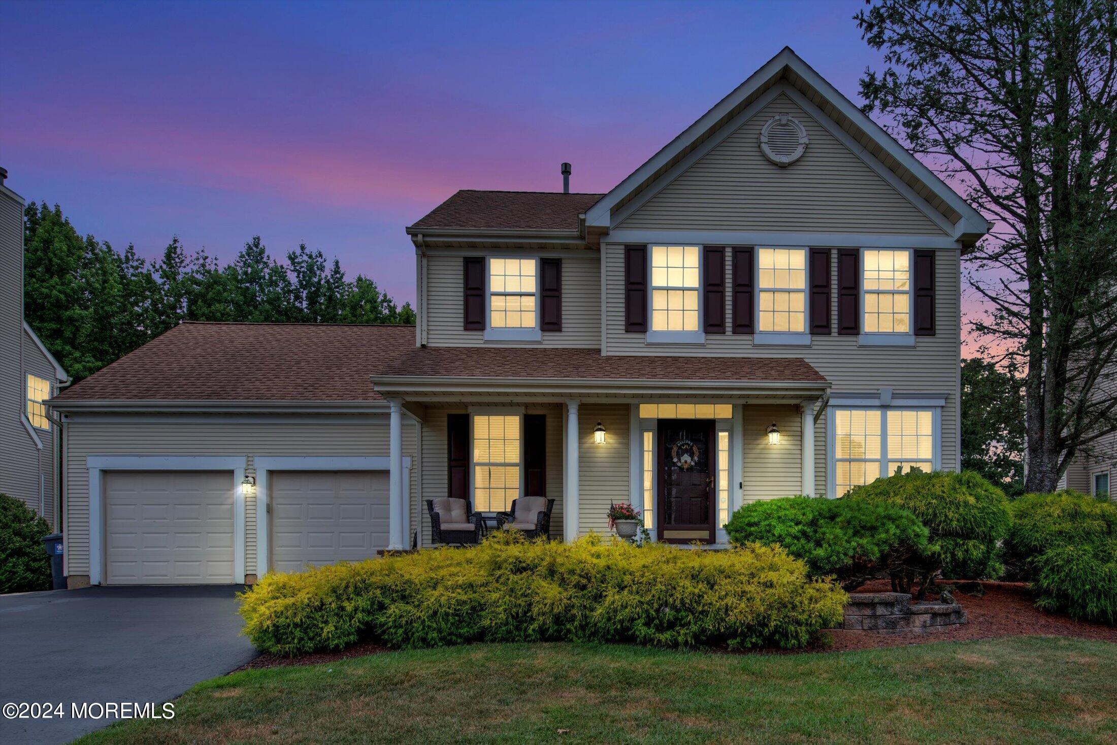36 Danella Way Howell, NJ 07731 - Photo 2 of 45 05-FRONT TWILIGHT