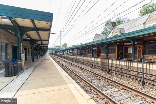 a view of a train station