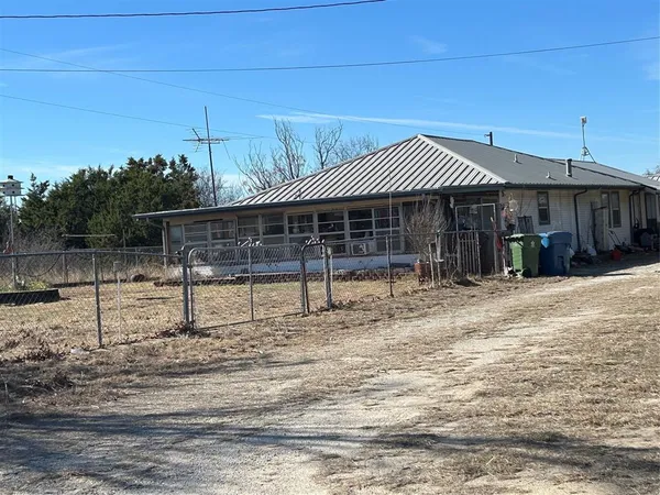a backyard of a house