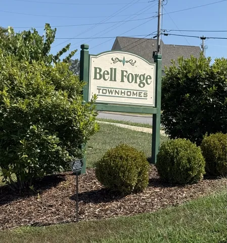 a sign on the side of a building