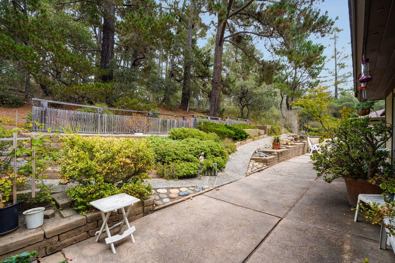 3 Forest Knoll Road Monterey, CA 93940 - Photo 61 of 63 a view of a backyard with sitting area