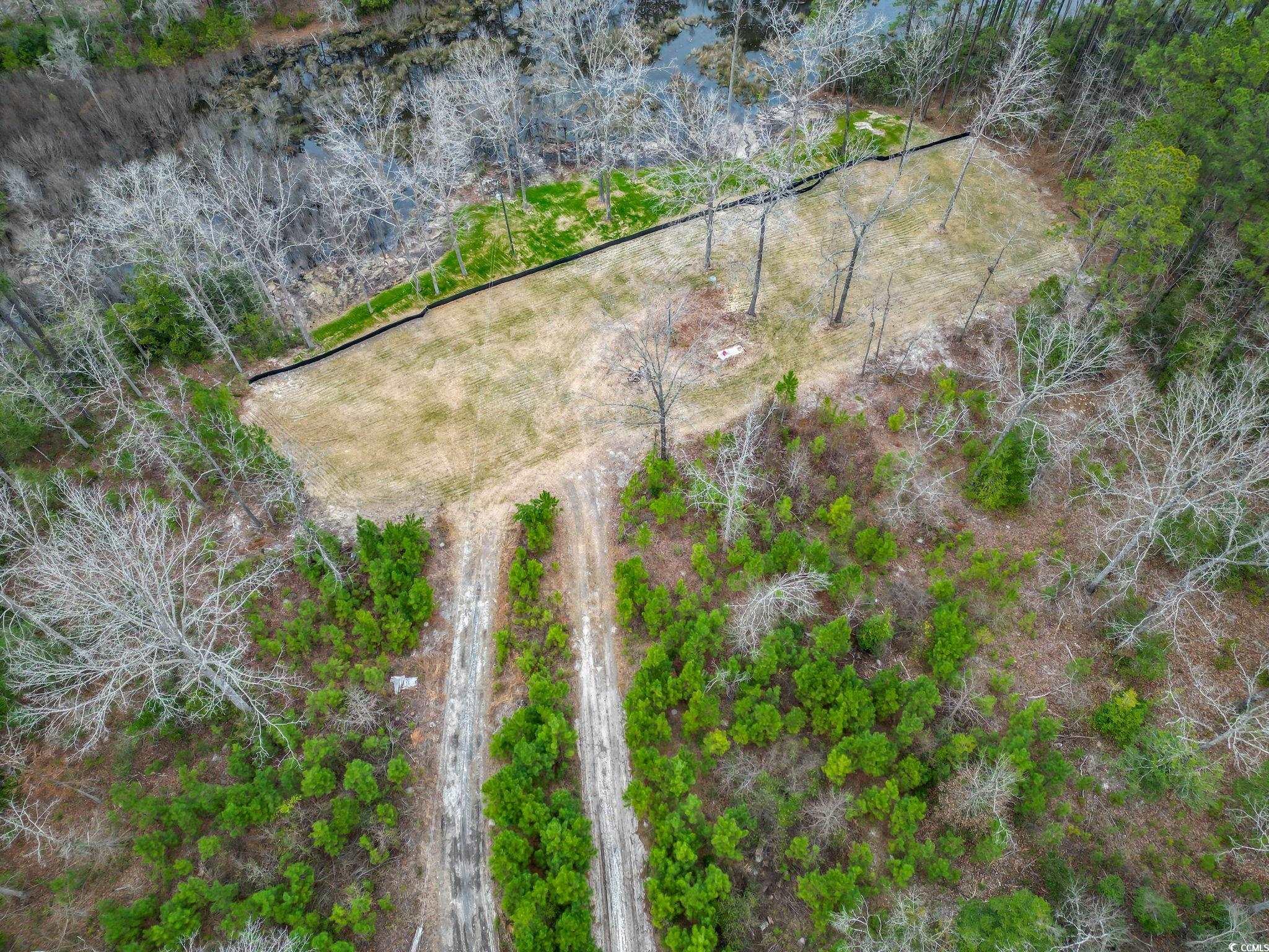 641 Gene Drive Hemingway, SC 29554 - Photo 9 of 15 Aerial overview of property's location featuring property parcel outlined