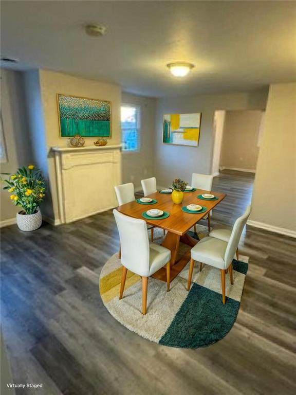 300 North Graham Street, Unit 2 Pittsburgh, PA 15206 - Photo 4 of 24 a dining room with furniture and wooden floor