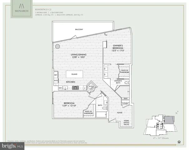 $1,599,000 | 7887 Jones Branch Drive, Unit 702, McLean, VA 22102