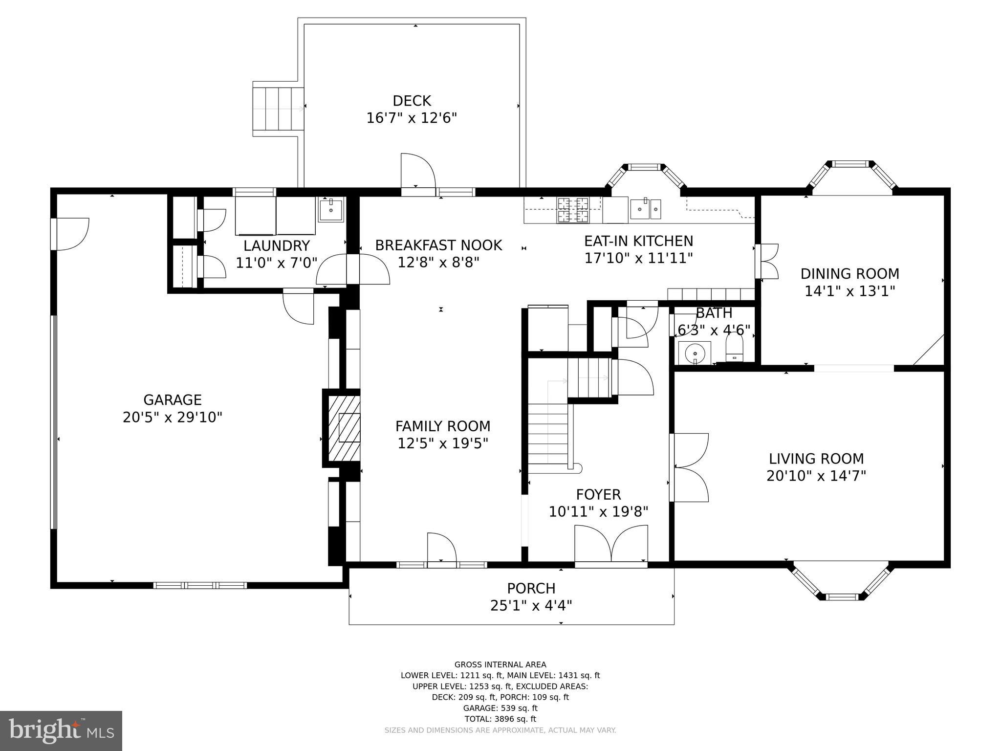 7700 Falstaff Road McLean, VA 22102 - Photo 48 of 48 Main Floor Plan
