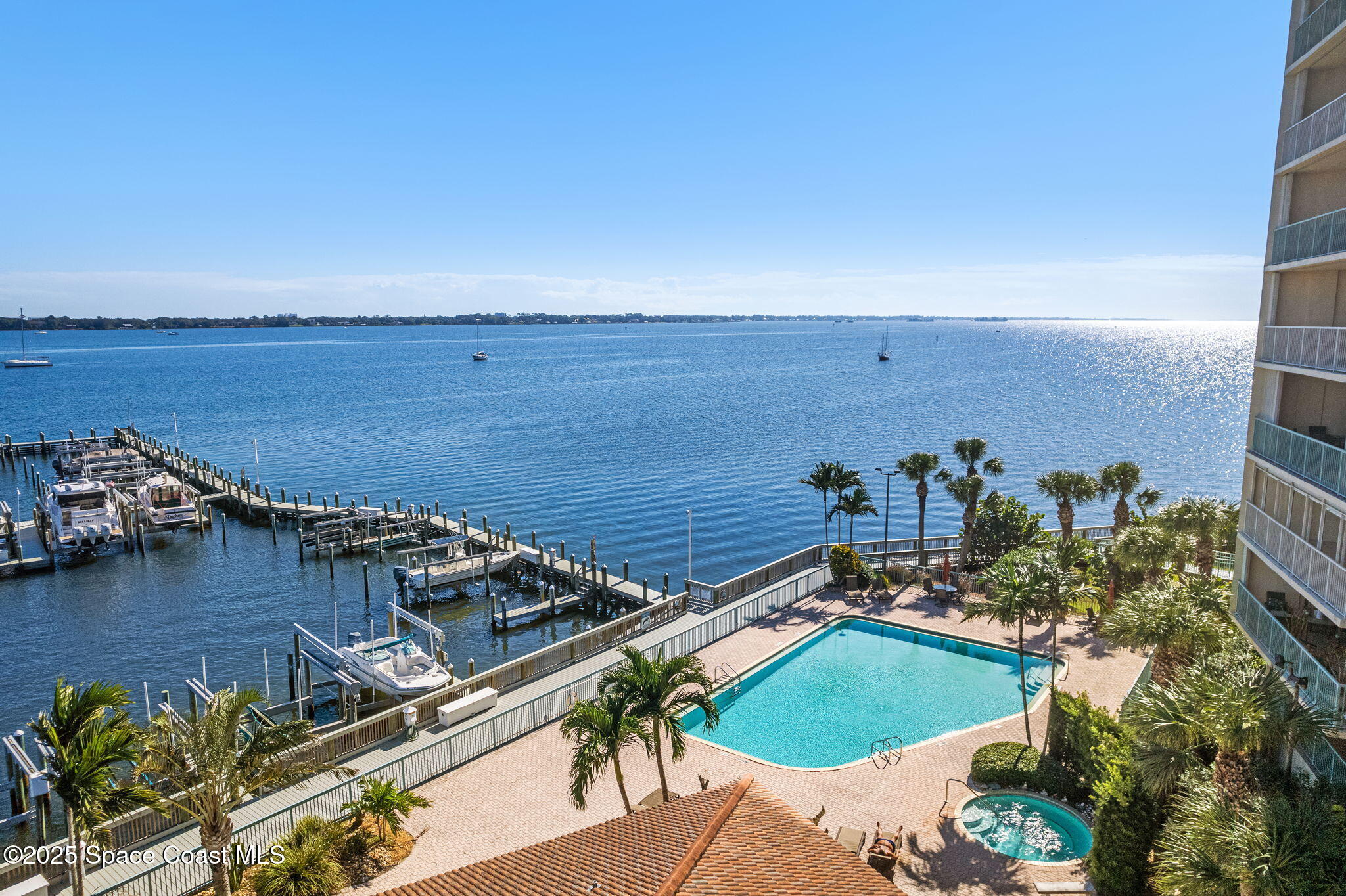 100 Riverside Drive, Unit 405 Cocoa, FL 32922 - Photo 43 of 90 an aerial view of a house