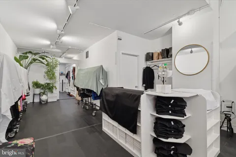 a view of a walk in closet