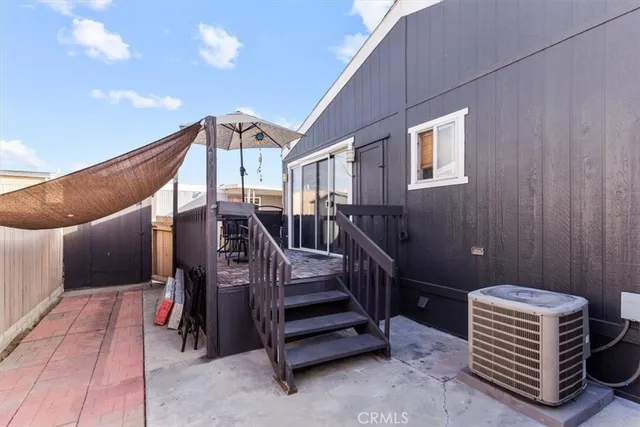a view of outdoor space and deck