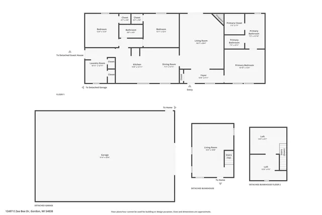 $314,900 | 12497 Zee Bee Drive, Gordon, WI 54838
