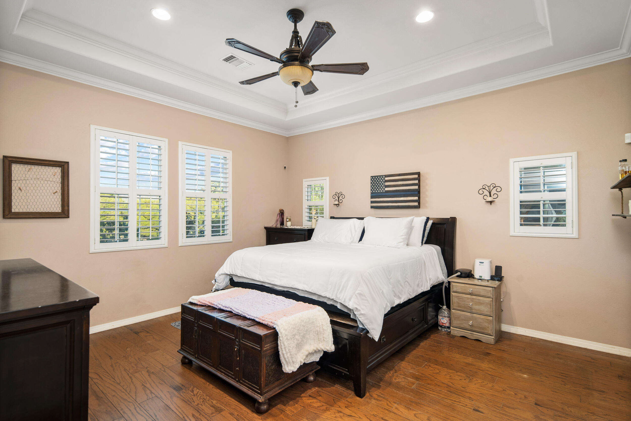 4114 9th Street Acton, CA 93510 - Photo 18 of 63 a spacious bedroom with a bed and a window