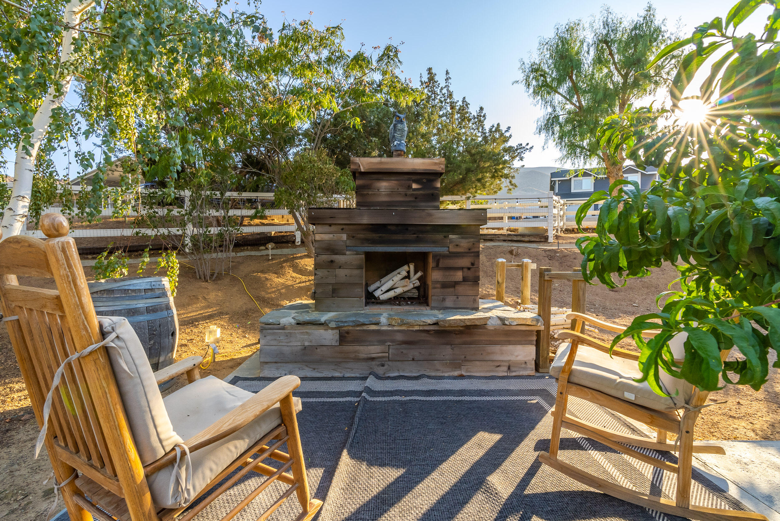 4114 9th Street Acton, CA 93510 - Photo 42 of 63 a view of a swimming pool with a patio