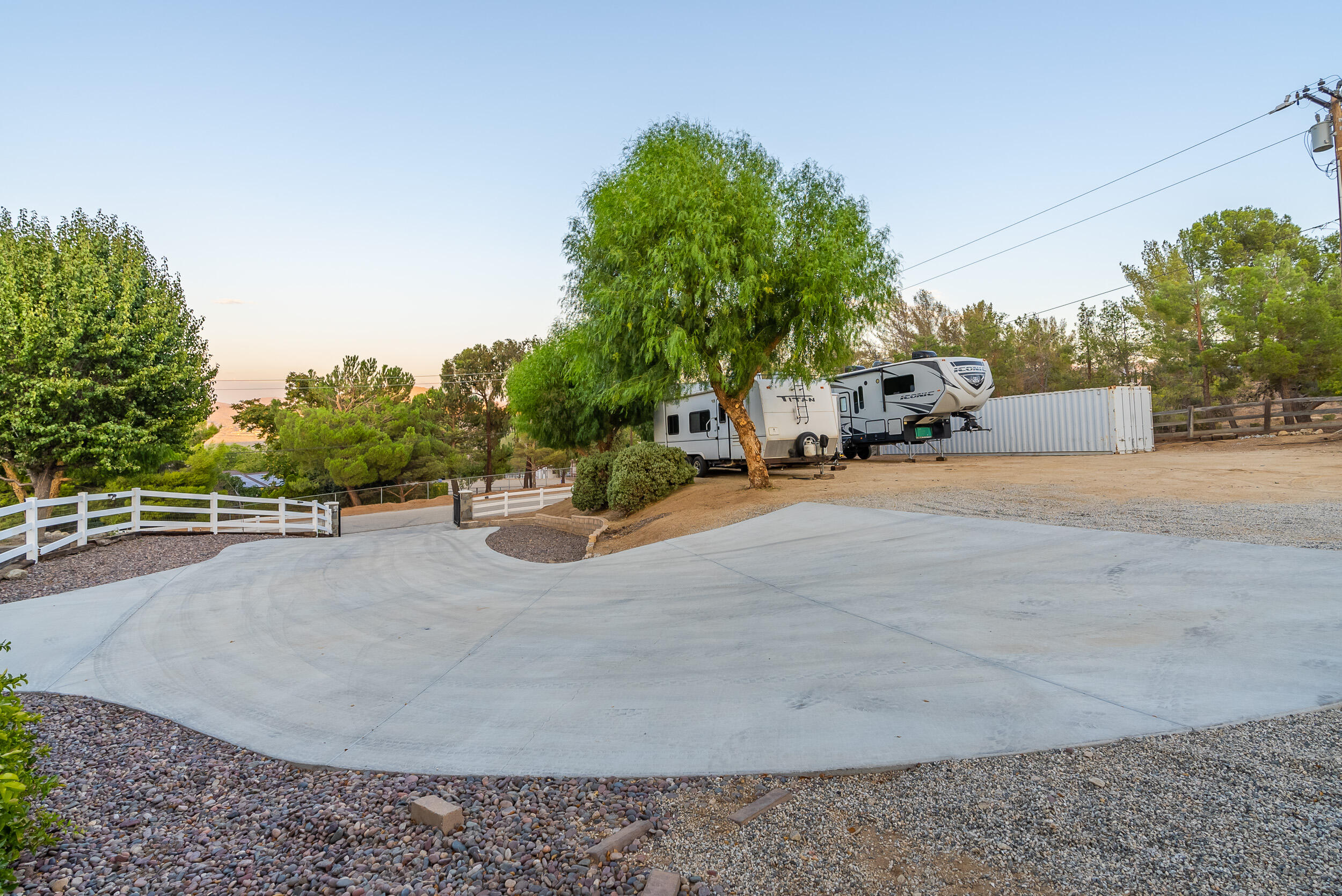 4114 9th Street Acton, CA 93510 - Photo 50 of 63 a view of a road with a building in the background