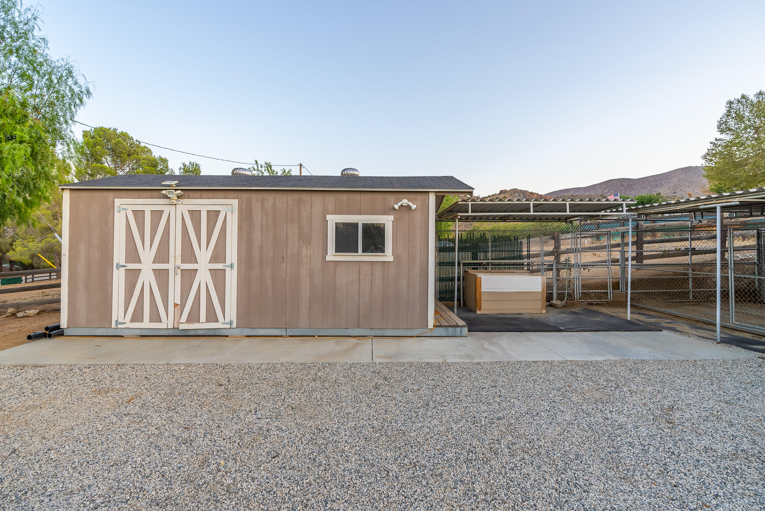 4114 9th Street Acton, CA 93510 - Photo 55 of 63 a view of a house with a outdoor space