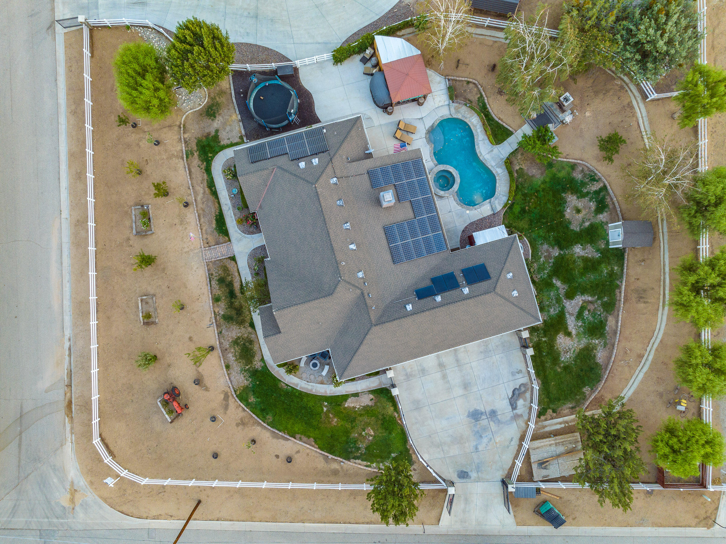 4114 9th Street Acton, CA 93510 - Photo 62 of 63 an aerial view of a house