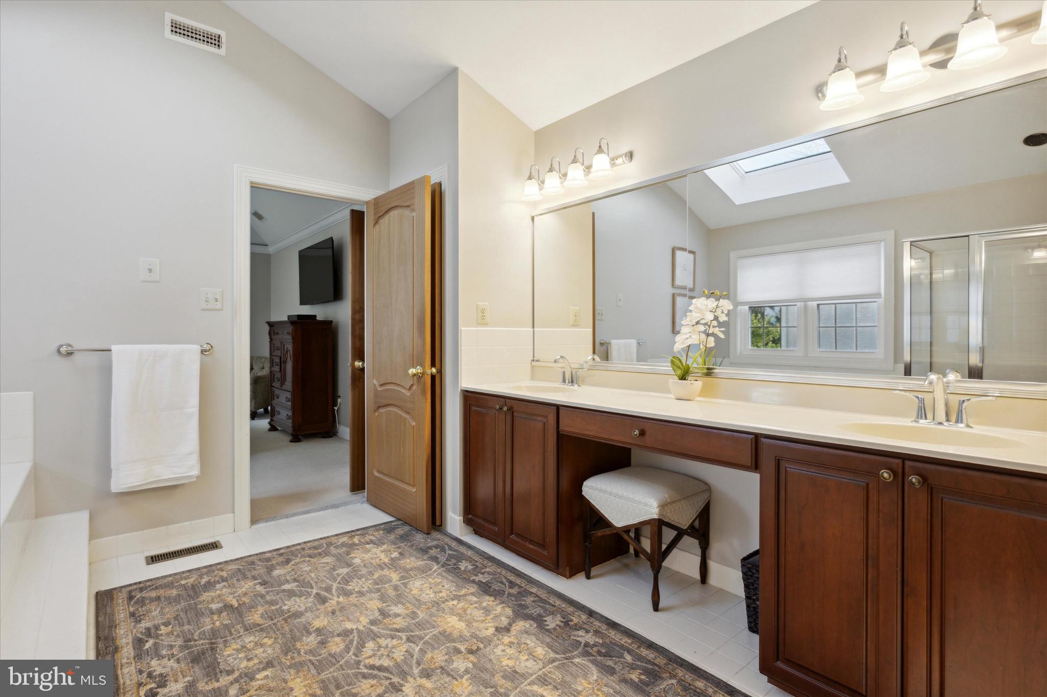 19 Ridgeview Road Newtown Square, PA 19073 - Photo 30 of 52 Double sink vanity, & glass enclosed stall shower