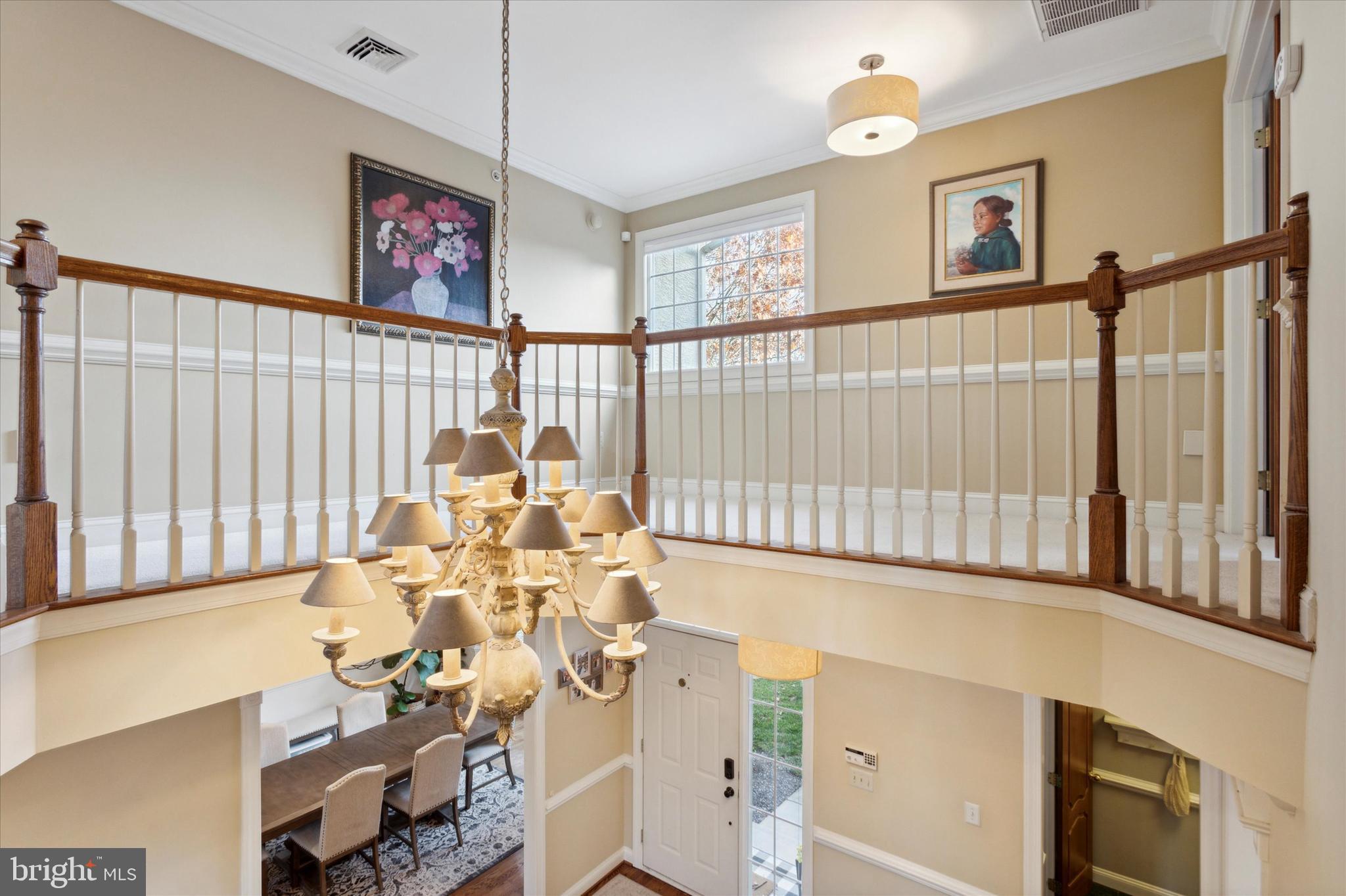 19 Ridgeview Road Newtown Square, PA 19073 - Photo 32 of 52 Beautiful ornate chandelier in the 2 story foyer