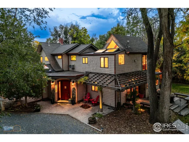a view of a house with a patio