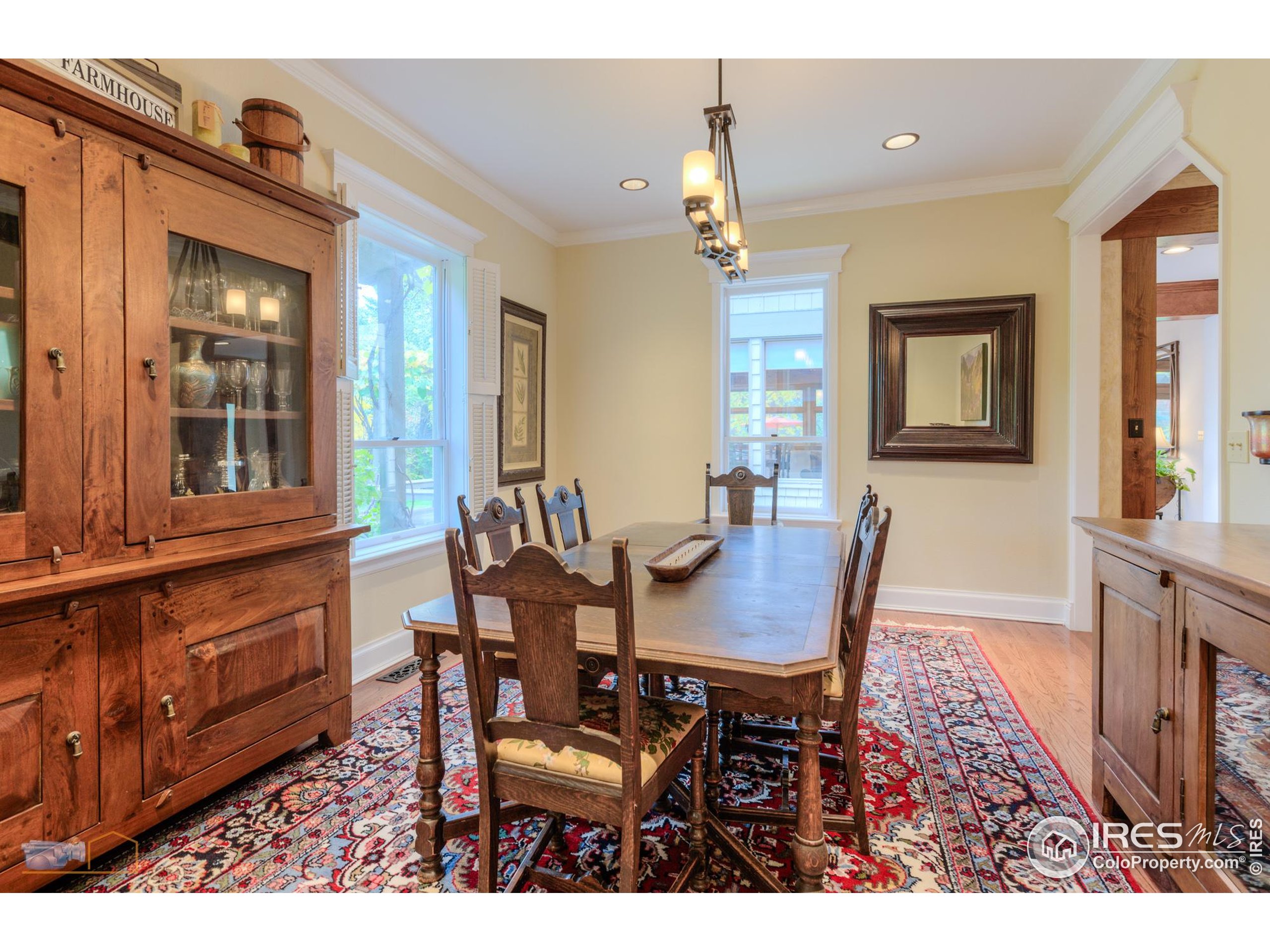 3737 26th Street Boulder, CO 80304 - Photo 45 of 47 a view of a dining room with furniture and chandelier