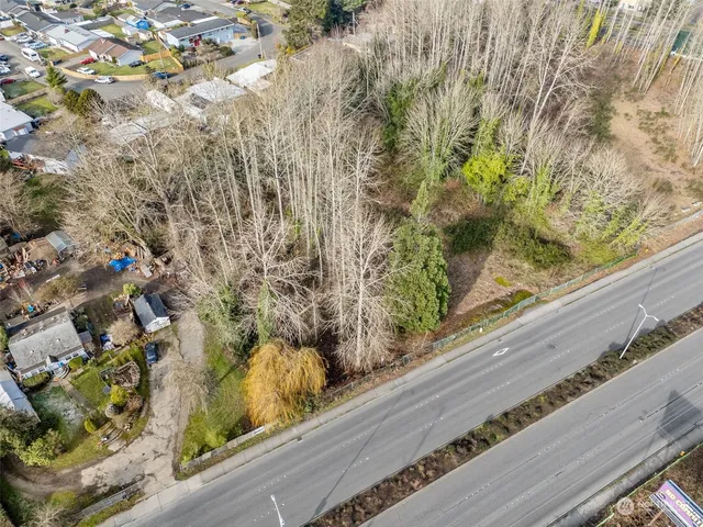 a close up of a city view