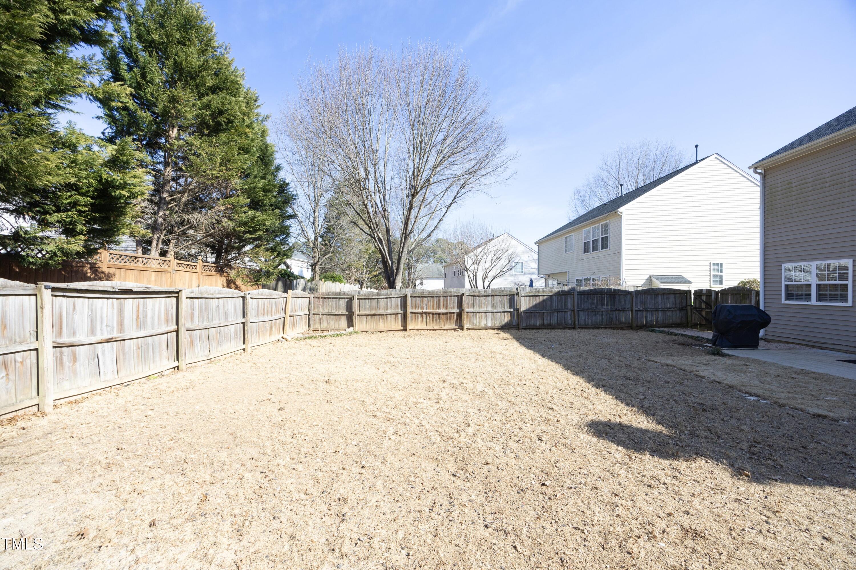 1525 Nealstone Way Raleigh, NC 27614 - Photo 42 of 47 Fenced Backyard