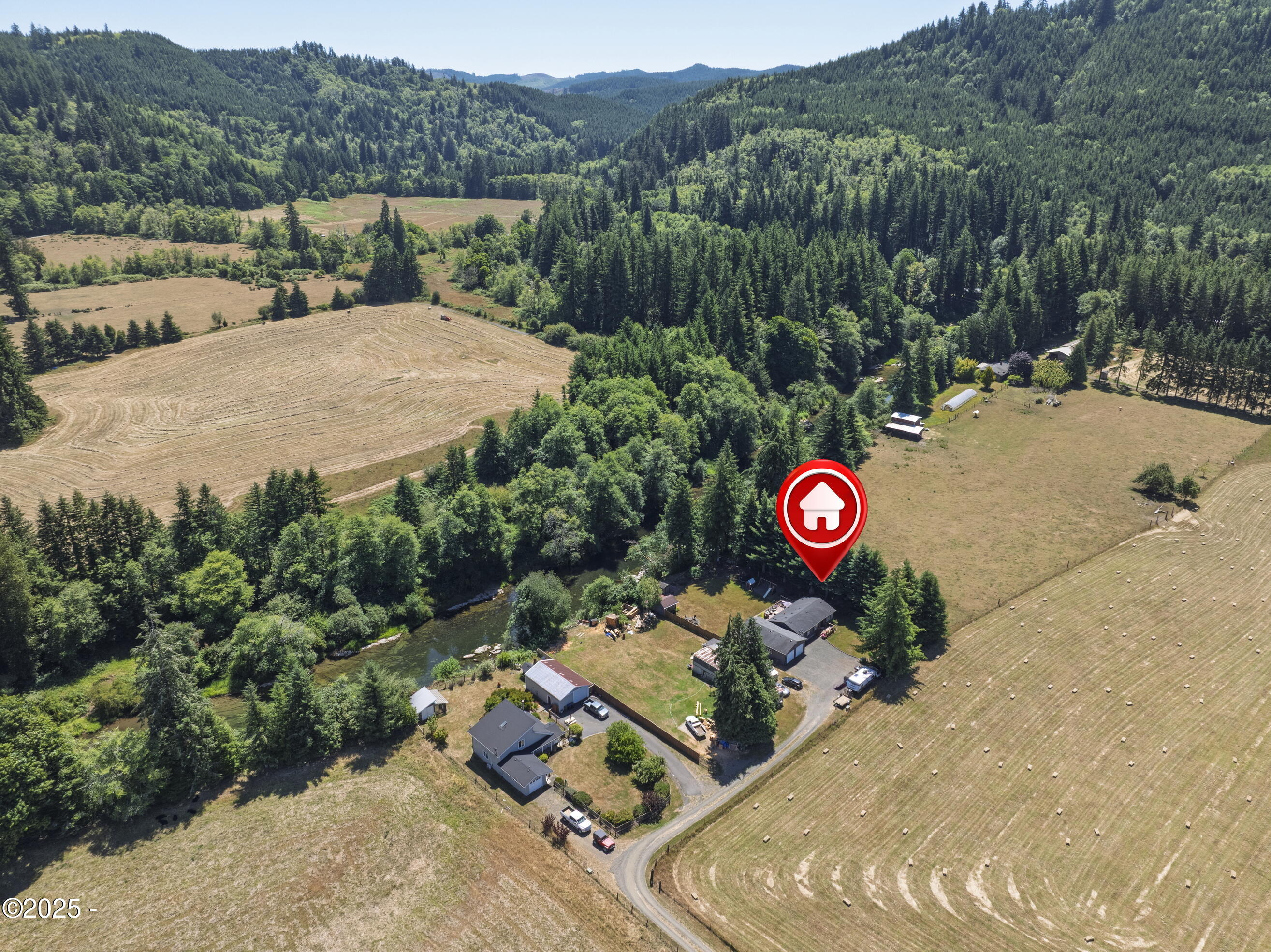 7376 Logsden Road Siletz, OR 97380 - Photo 3 of 56 Aerial 1