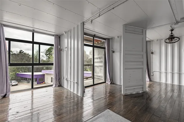 a kitchen with stainless steel appliances a refrigerator and a stove