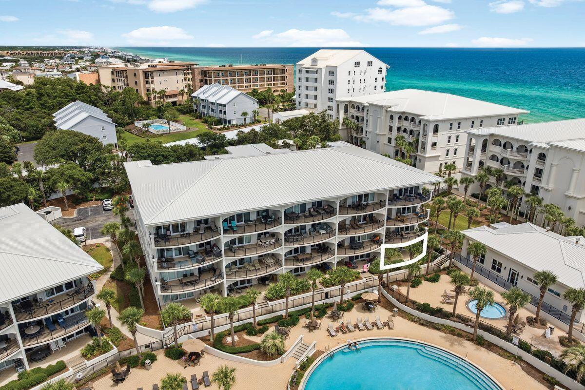 2421 West County Highway 30A, Unit D101 Santa Rosa Beach, FL 32459 - Photo 33 of 44 a view of a balcony with an outdoor space