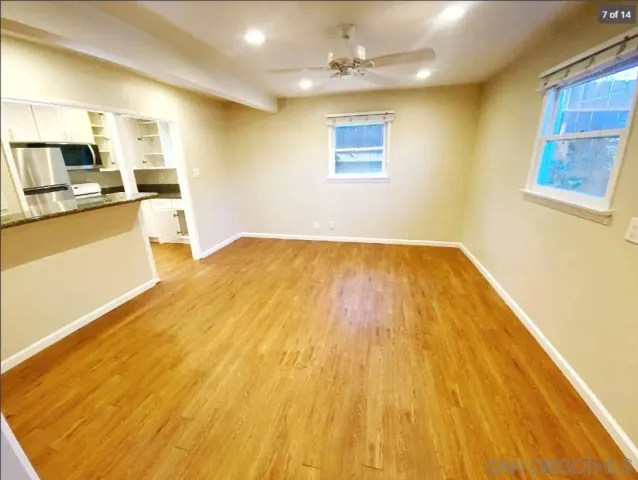a view of a livingroom with a dishwasher