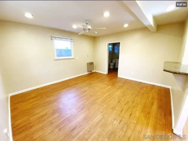 a view of empty room