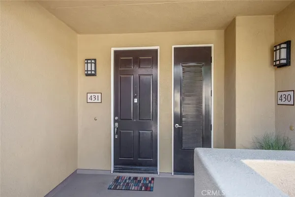 a view of front door